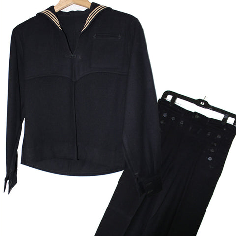 SALE Vintage WWII US Navy Jumper & Pants - Tag on Jumper