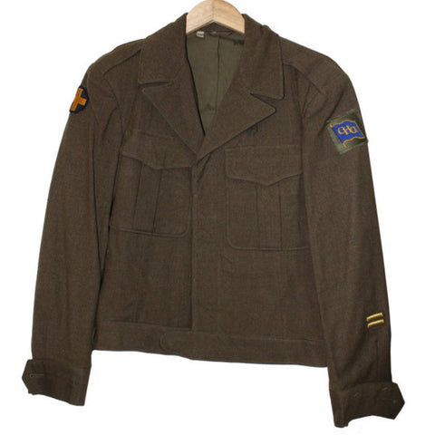 SALE Vintage 1944 CHQ US Army Ike Jacket