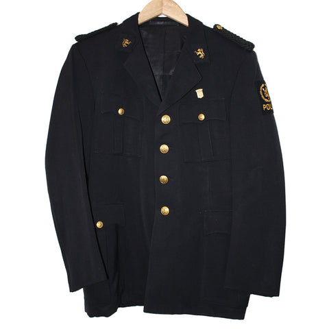 SALE Vintage Oslo Police Single Breasted Dress Coat
