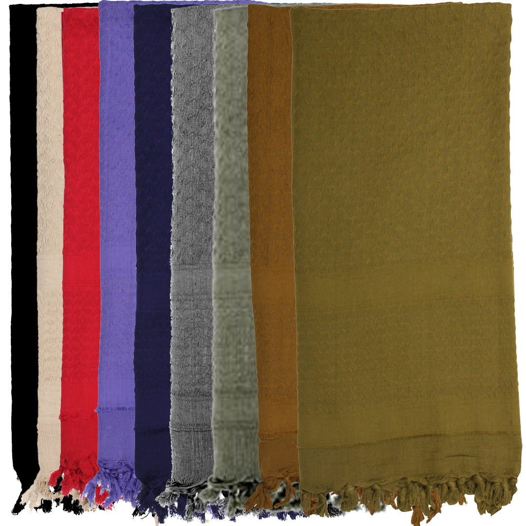 Scialle Tattico Rothco Shemagh – Verde OD – 100% Cotone – Nuovo Con Etichette