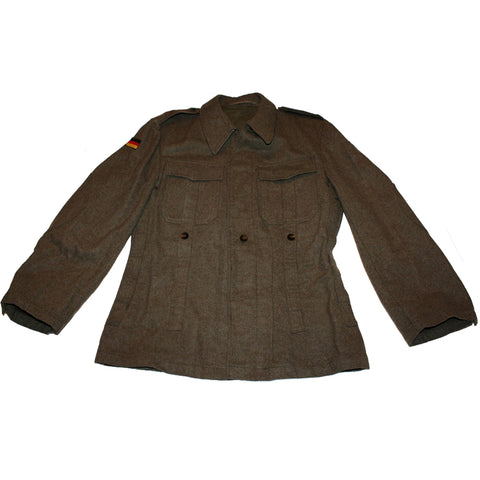 SALE Vintage 1960's German Field Military Jacket - Green