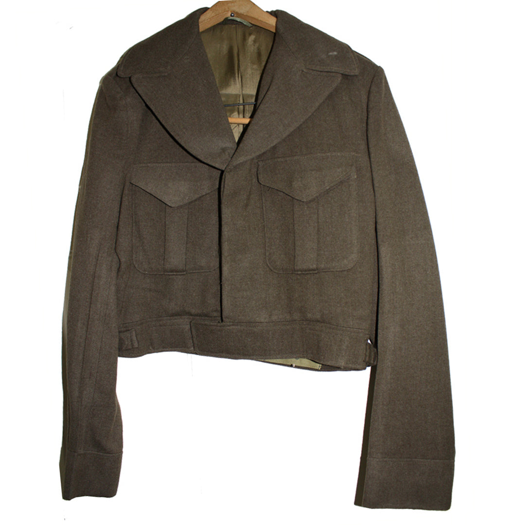 SALE Vintage 1957 US Army Cadet Ike Jacket - Green – Hahn's SALE Vintage 1957 US Army Cadet Ike Jacket - Green – Hahn's