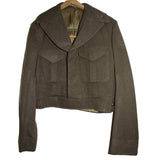 SALE Vintage 1957 US Army Cadet Ike Jacket - Green