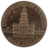 Kennedy Bicentennial S Proof Half Dollar Coin (8075)