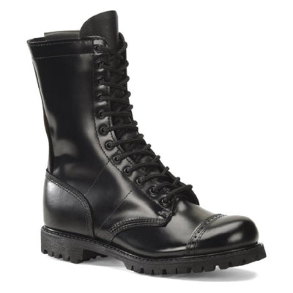 Corcoran Men's 10" Side Zip Lug Sole Jump Boot 985 Black Hahn's