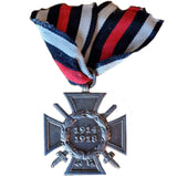 Vintage German WWI Medals in a Shadow Box (8032)