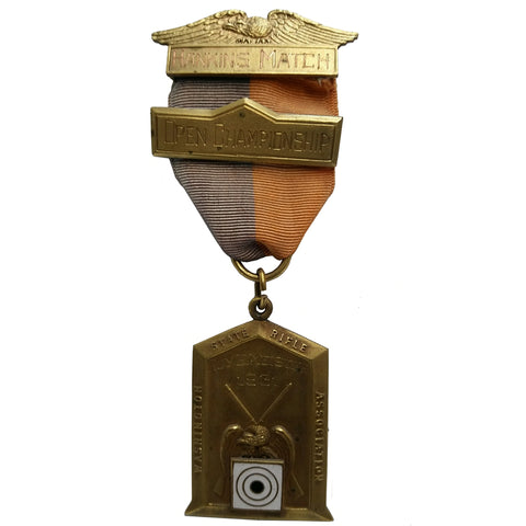 SALE Vintage N.R.A. Open Championship WA State Rifle Assoc. 1931 Medal