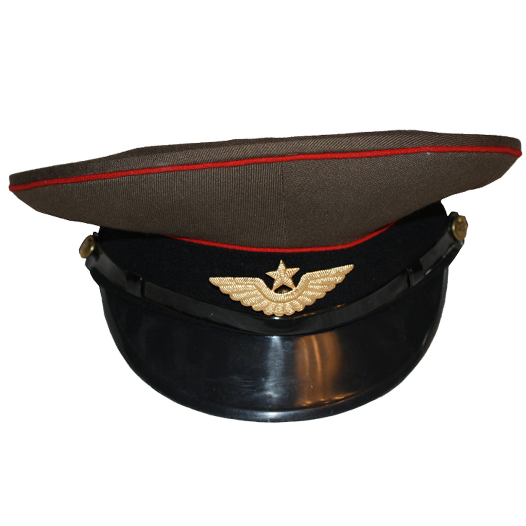 SALE Russian Air Force Military Visor Cap w/Insignia-(RMAPC-2)