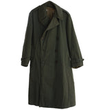 SALE Vintage WWII US Navy Lined Trench Coat & Hat - OD