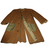SALE Vintage WWII US Navy Lined Trench Coat & Hat - OD