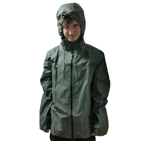 Wet Weather Nylon Jacket - Olive (HWS-WWJ)