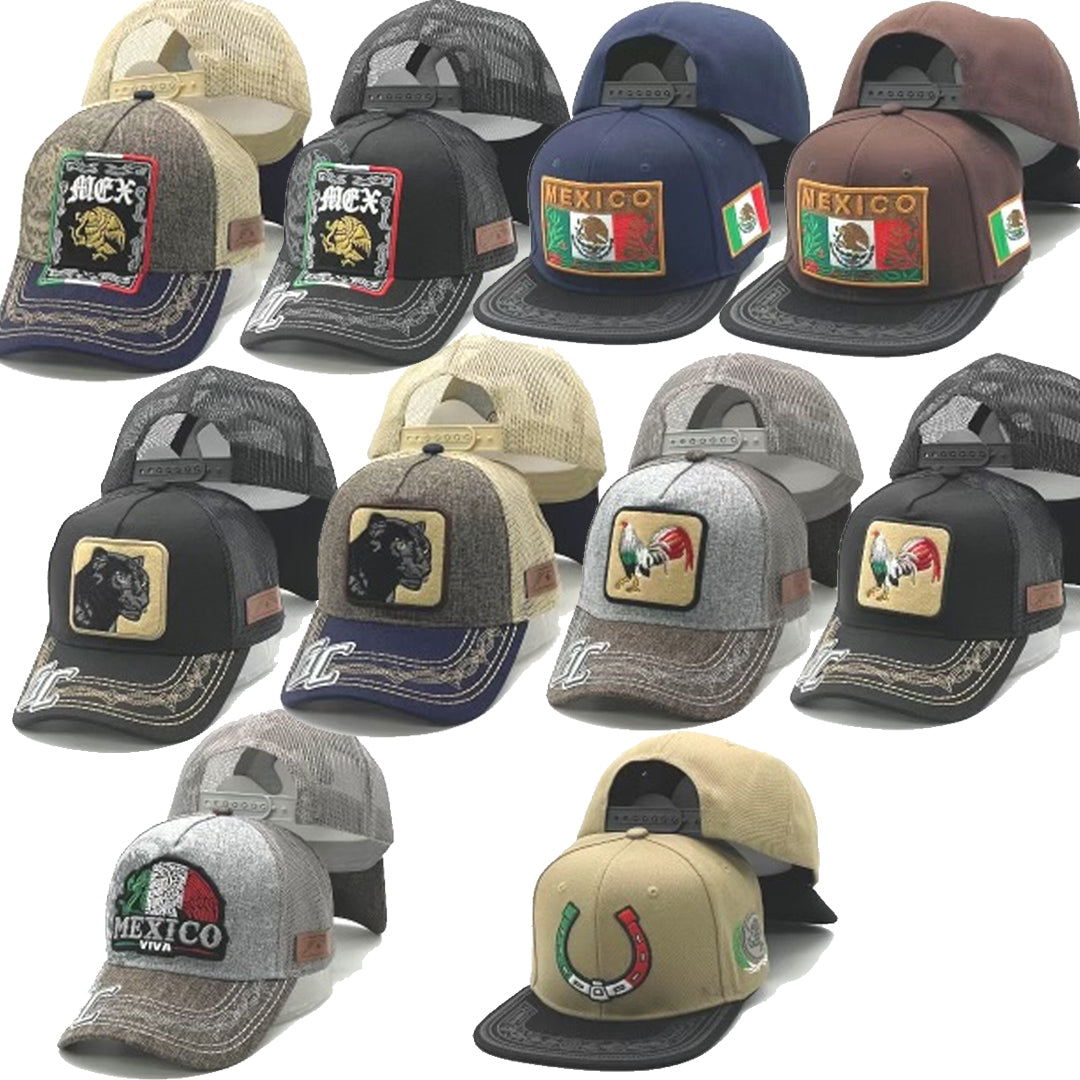 FINAL SALE Ballcap - AJ Western Wear Mexico Caps – Hahn's