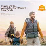 Ocoopa - UT3 Lite Magnetic Rechargeable Hand Warmer 2 Pack  (UT3053)