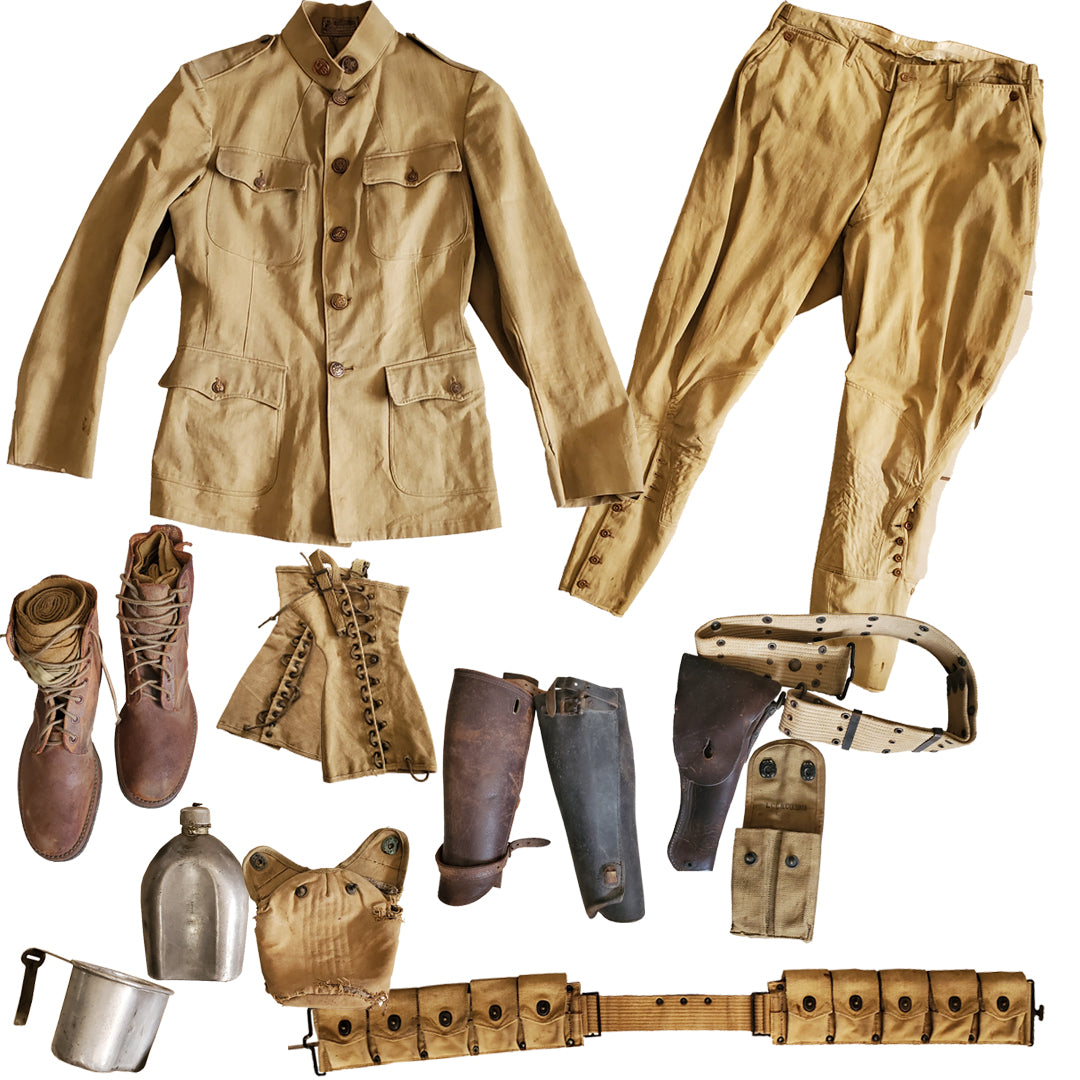 【Sale】1910s WW1 US Armyジャケット 米軍 Vintage U.S. Army WWI M1912 Officer Summer Field Uniform – Hahn's