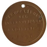 Rare 1876 World's Fair Medal Token (8091)