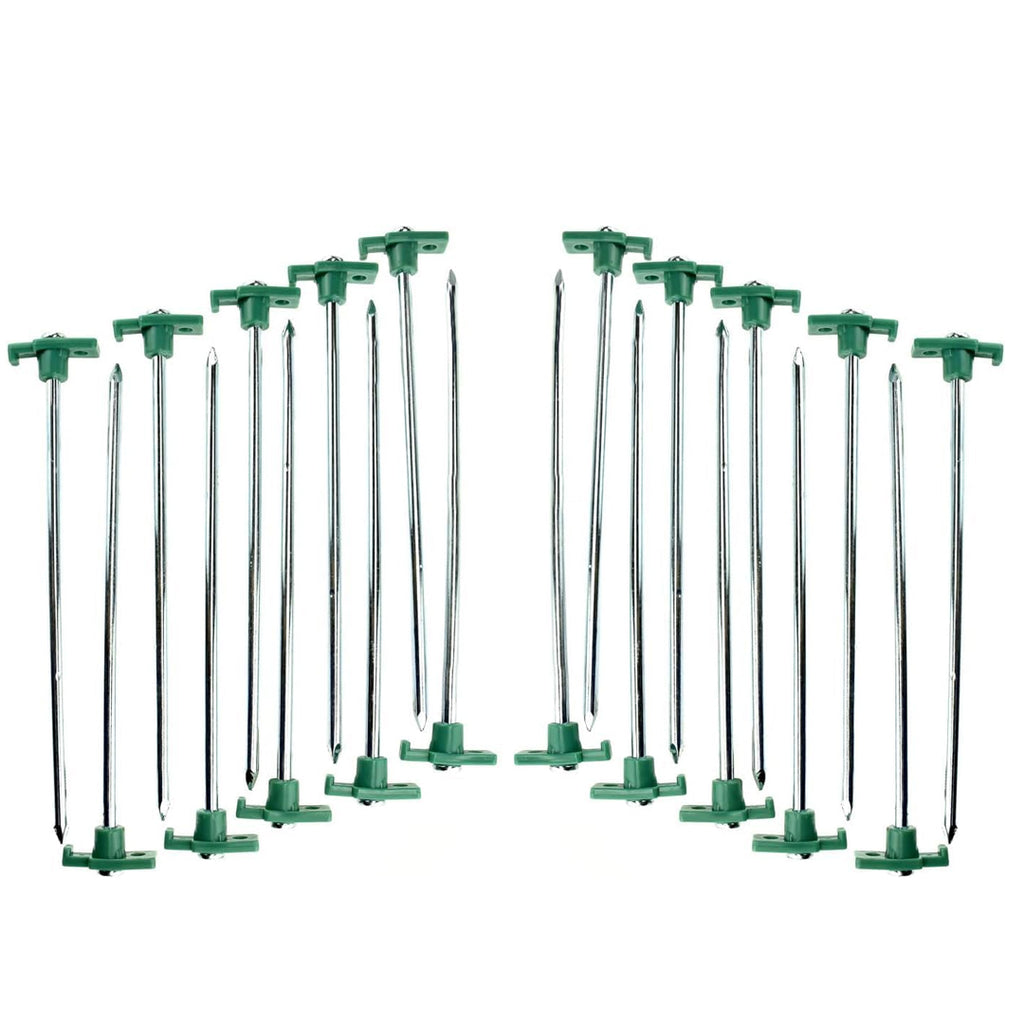 metal tent pegs SE 10.1/2" Metal Tent Pegs w/Green Stopper (9NRC) – Hahn's World of Surplus & Survival