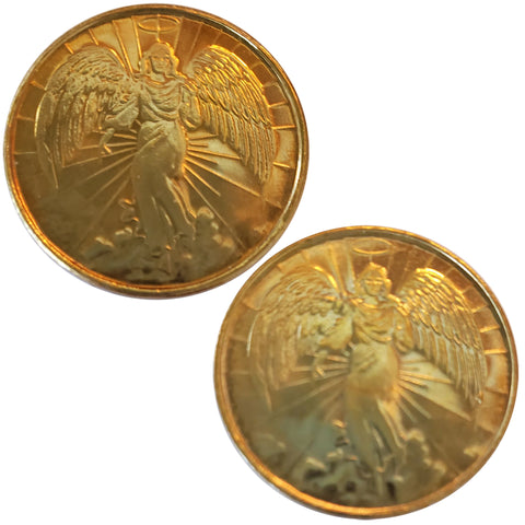 St Michael - Guardian Angel Pocket Medal Coin (8094)