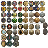 Various Collectable Military Challenge Coins