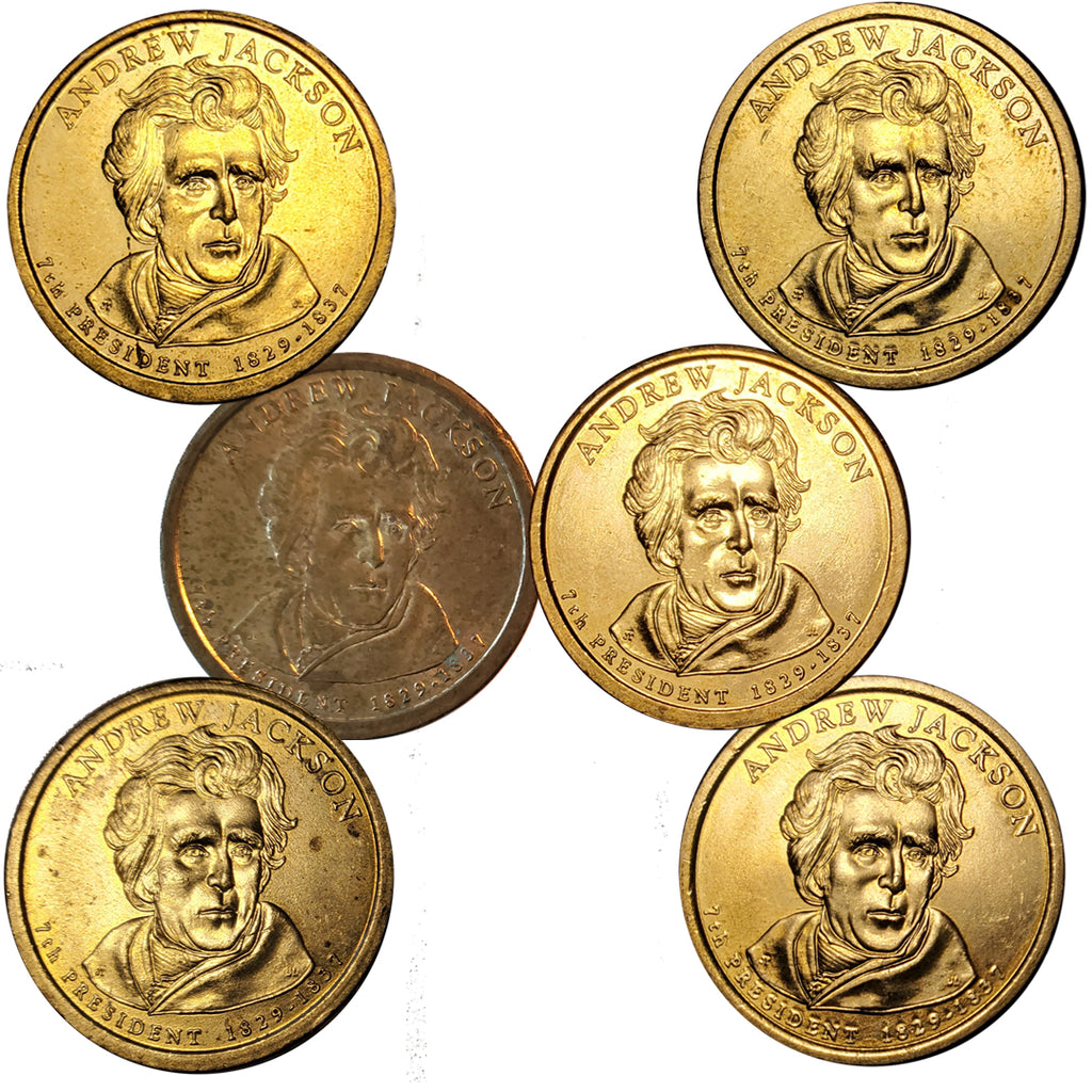 2008-D & P President 1829-1837 Andrew Jackson $1 Coin (7890