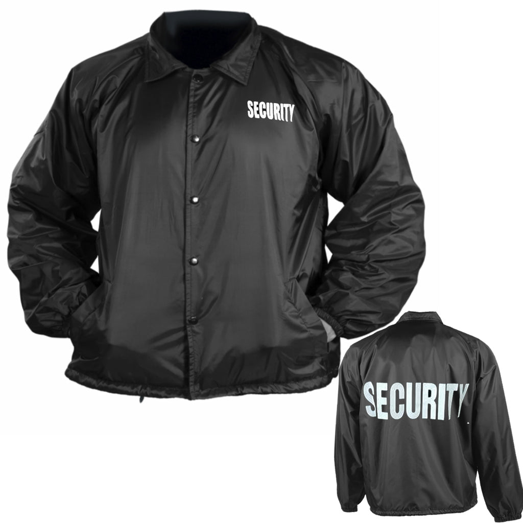 Lined Coaches Security Jacket - Black – Hahn's World of Surplus & Survival