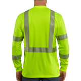 T-Shirt - Carhartt Force High-Visibility Long-Sleeve Class 3 - Lime