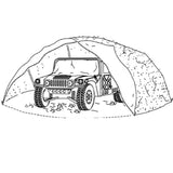 U.S. Military Ultralight Camouflage Net System - Radar Scattering - Desert
