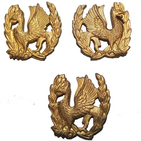 Rare WWII U.S. Army Headquarters Cap & Collar Set