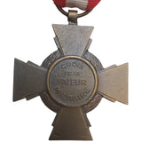 Republique of France Croix De La Valeur Militaire Medal