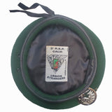 Vintage French Foreign Legion Berets - Green w/Insignia