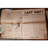 Rare WWII Los Angeles Times 8/30/1942 "Navy's Story of Solomons Japs ..."
