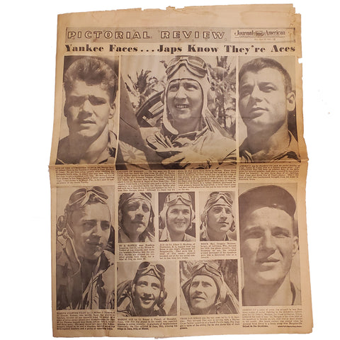Rare WWII New York Journal American 9/20/1943 Pictorial Review