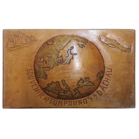 Vintage Prisoner Handmade Box - Souvenir of Compound SS Dachau