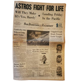 Rare San Francisco Examiner 4/14/1970 "Astros Fight for Life"