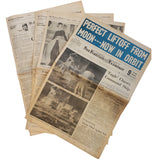 Rare San Francisco Examiner 7/21/1969 "Perfect Liftoff From Moon -- Now In Orbit"