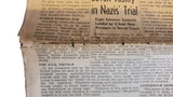 Rare Los Angeles Times 7/10/1942 "Hitler Yields to Generals"