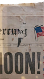 Rare San Jose Mercury 7/21/1969 "On The Moon!"