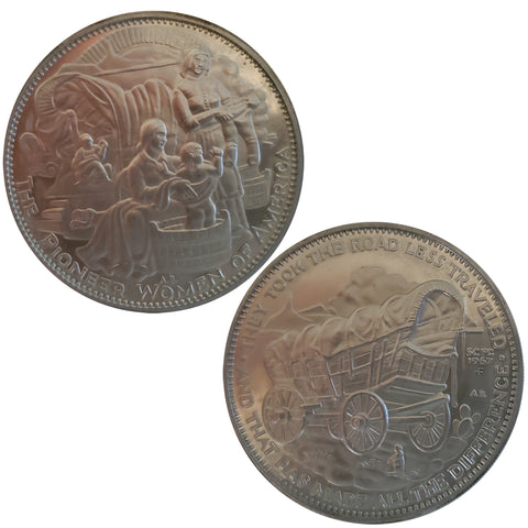 Pioneer Women of America Silver Coin
