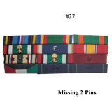 US Military Ribbon Racks & Medals (Used in Displays) - Previously Owned