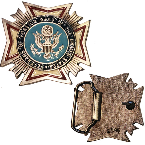 Veterans of Foreign Wars of the United States Numbered Belt Buckle