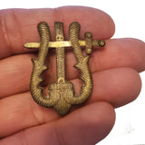 Tin Crests (Harp w/Dagger) (Crest -II Floral)
