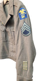 WWII Men's US Military Wool Field Jacket (Ike)- OD 40L