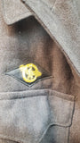 WWII Men's US Military Wool Field Jacket (Ike)- OD 40L
