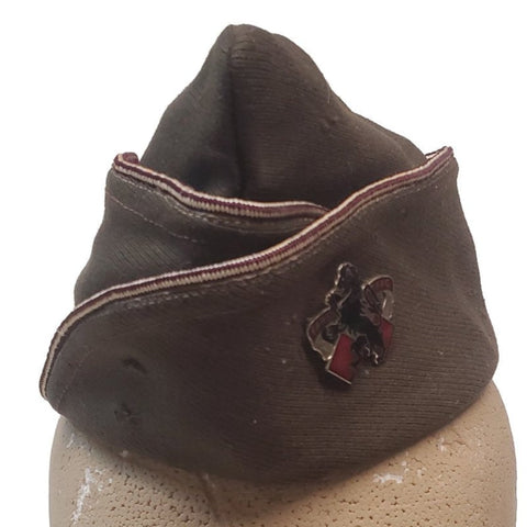 Vintage Army Garrison Cap w/WWII Engineer Center Fare Fac Pin
