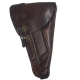 Holster - Rare WWII German Officers Leather Pistol Gun w/Ammo Magazines