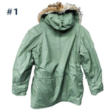 USAF 1511 Men’s N3B Flyers Nylon Twill Jacket -  Sage