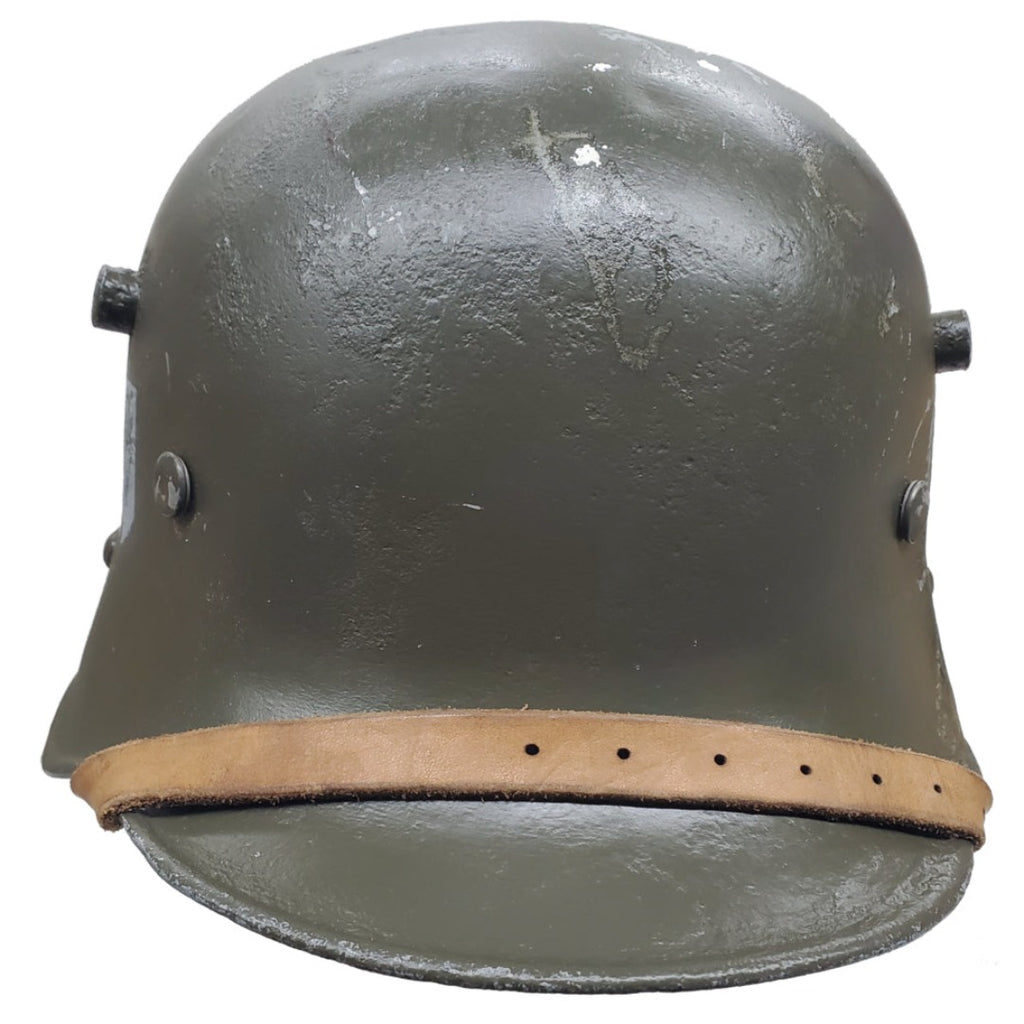 german m35 motorcycle helmet Vintage 1943 German Helmet – Hahn's World of Surplus & Survival