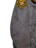 Vintage Leather Navy Pilots Jacket