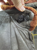 Vintage Leather Navy Pilots Jacket