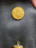 Vintage US Army Class A Dress Uniform (Pants & Jacket) - Green