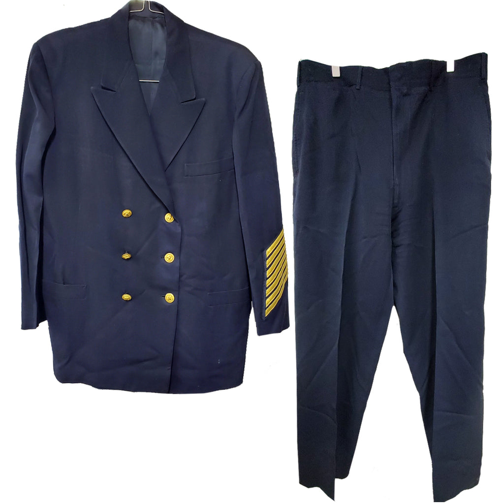 US Military Dress Blue Double Breasted Officer's Jacket & Pants Hahn's World of Surplus & Survival US Military Dress Blue Double Breasted Officer's Jacket & Pants Hahn's World of Surplus & Survival